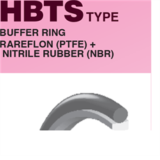 HBT STYPE BUFFER RING RAREFLON (PTFE) + NITRILE RUBBER (NBR)