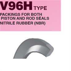V96H TYPE PACKINGS FOR BOTH PISTON AND ROD SEALS NITRILE RUBBER (NBR)
